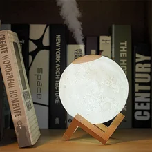 880ML Air Humidifier 3D Moon Lamp light USB Ultrasonic Humidificador Night Cool Mist Purifier Desktop Bedroom Mini Night Light
880ML Air Humidifier 3D Moon Lamp light USB Ultrasonic Humidificador Night Cool Mist Purifier Desktop Bedroom Mini Night Light