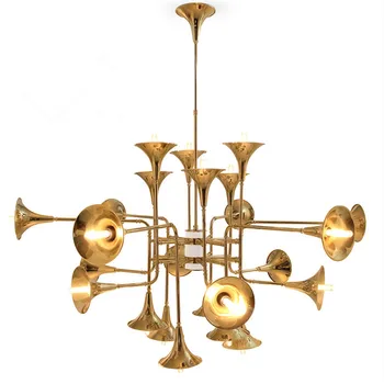Modern Nordic Stainless Steel Gold Trumpet Pendant Lamps Vintage Retro Horn botti Pendant Light For Living Room
Modern Nordic Stainless Steel Gold Trumpet Pendant Lamps Vintage Retro Horn botti Pendant Light For Living Room