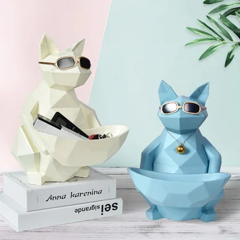 Modern Nordic Stylish Resin Cat Artware Storage Tray For Small Stuff and Tissue Box
Modern Nordic Stylish Resin Cat Artware Storage Tray For Small Stuff and Tissue Box