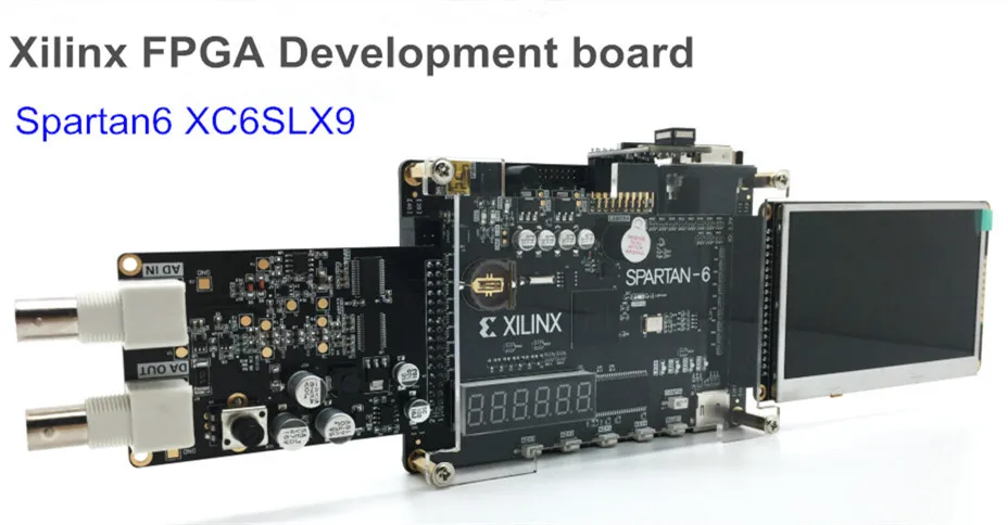 Плата FPGA Xilinx spartan макетная плата spartan6 XC6SLX9 с 256 Мб SDRAM EEPROM FLASH SD card Camera VGA|vga vga|vga cameravga