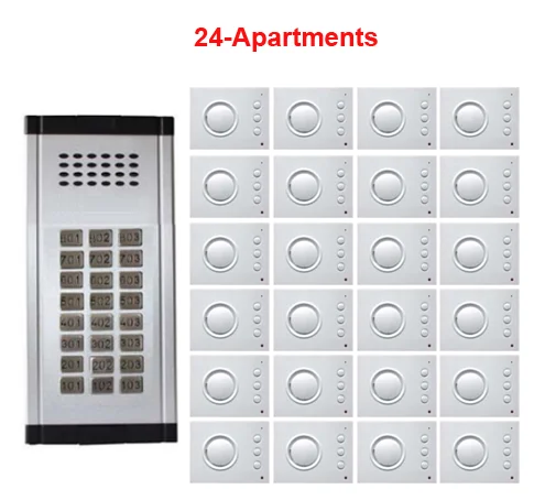 Top Quality Building 2-wired hands-free indoor phone Direct Press Key audio intercom doorbell Door Phone system for 24 apartment
Top Quality Building 2-wired hands-free indoor phone Direct Press Key audio intercom doorbell Door Phone system for 24 apartment