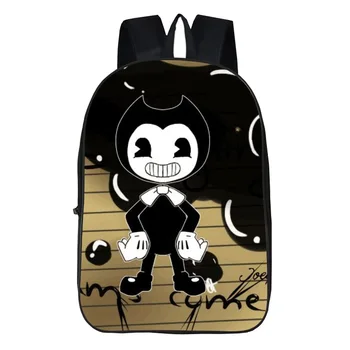 16 Inch Bendy and The Ink Machine School Bags Backpack For Kids Daily Bags Boys Girls School Backpacks
16 Inch Bendy and The Ink Machine School Bags Backpack For Kids Daily Bags Boys Girls School Backpacks