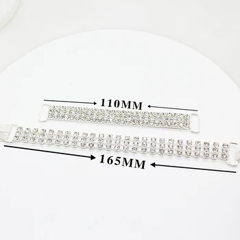 Elasticity Bikini Buckles 2Pcs Bra Buckles165mm Shiny Swimwear Connection Decor Diamond Chain Rhinestones Body building Sexy
Elasticity Bikini Buckles 2Pcs Bra Buckles165mm Shiny Swimwear Connection Decor Diamond Chain Rhinestones Body building Sexy