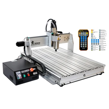 3 axis mini cnc router 8060 metal engraving machine 2200W water cooled spindle 4 axis wood carving with limit switch
3 axis mini cnc router 8060 metal engraving machine 2200W water cooled spindle 4 axis wood carving with limit switch