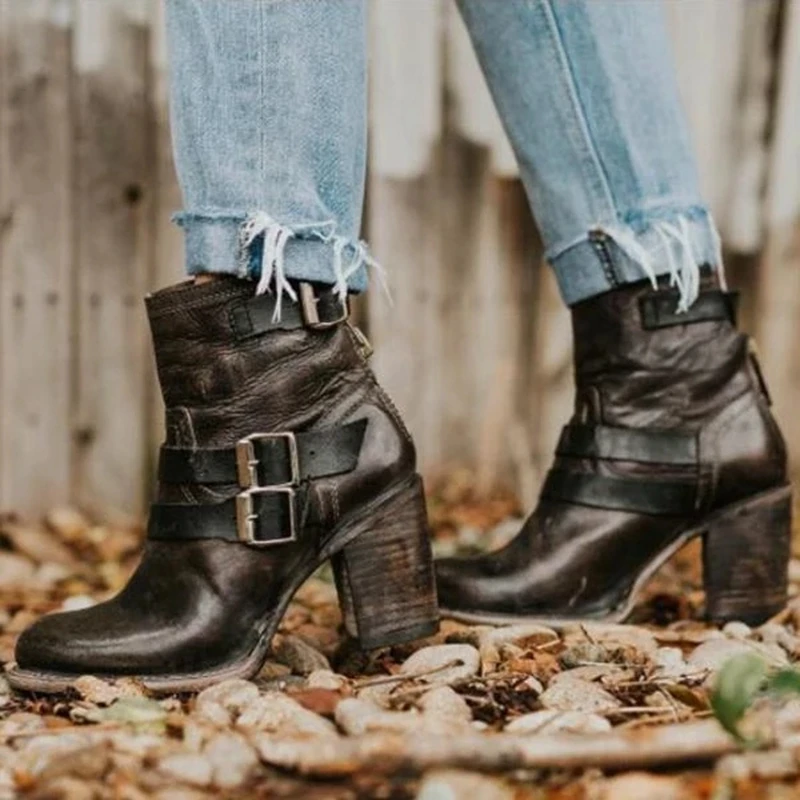 WENYUJH Women Short Boots Ankle Boots Female Casual Lace Up Solid Shoes Woman High Heels Autumn Fashion Platform Round Toe 2019
WENYUJH Women Short Boots Ankle Boots Female Casual Lace Up Solid Shoes Woman High Heels Autumn Fashion Platform Round Toe 2019