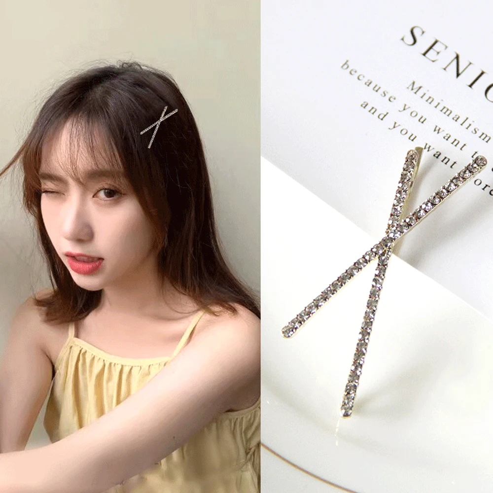 5 Color Geometric Triangle X Shape Hair Clips Shiny Rhinestones Hairpins For Women Girls Barrettes Hair Styling Accessories
5 Color Geometric Triangle X Shape Hair Clips Shiny Rhinestones Hairpins For Women Girls Barrettes Hair Styling Accessories