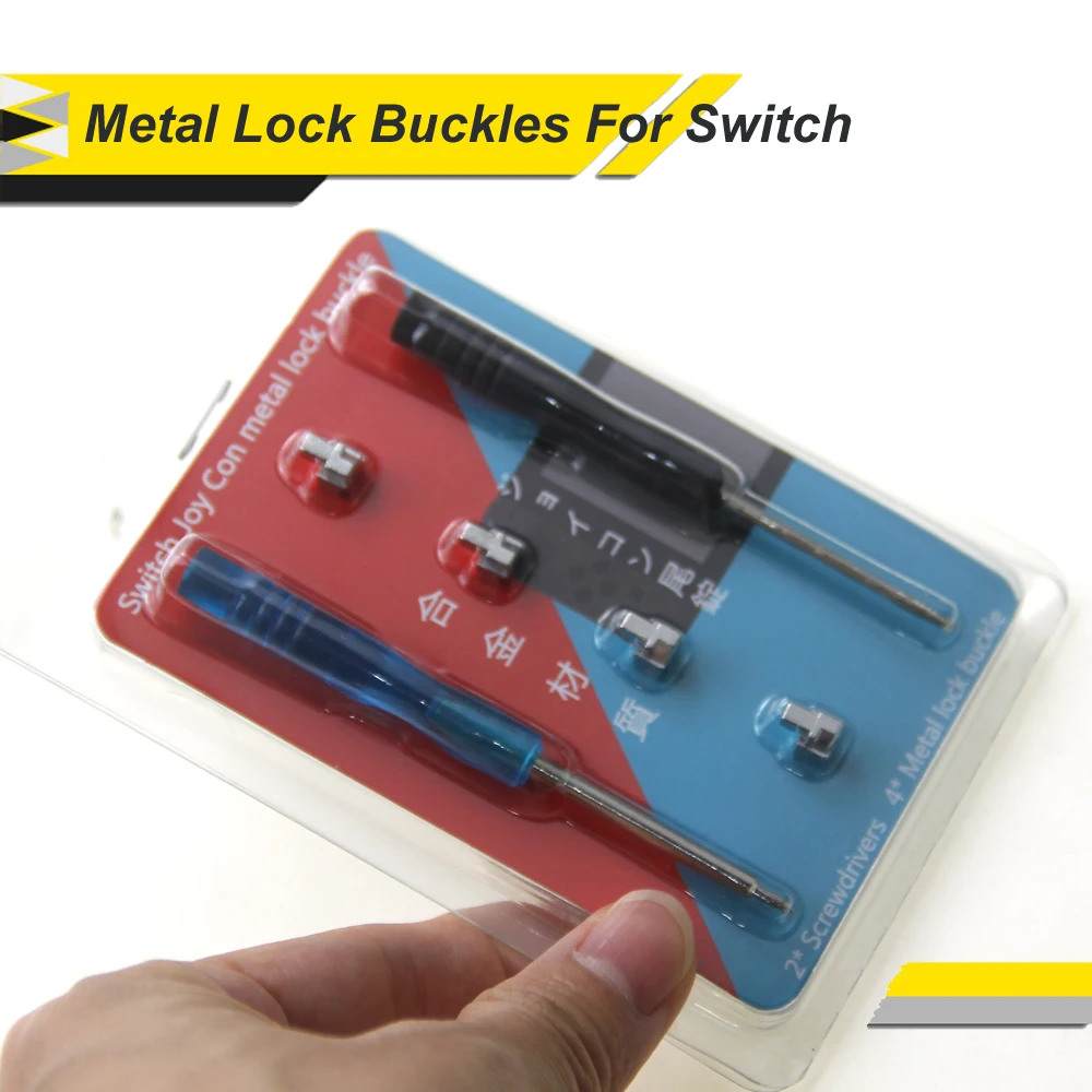 New For Nintend Switch NS Joy Con Metal Lock Buckles Repair Tool Kit For Nintendos Switch Joy-Con Controller 3 in 1
New For Nintend Switch NS Joy Con Metal Lock Buckles Repair Tool Kit For Nintendos Switch Joy-Con Controller 3 in 1