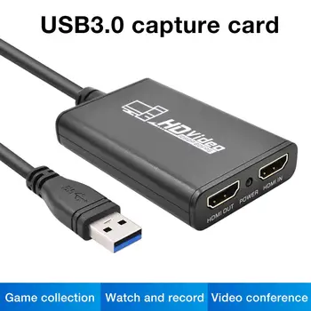USB 3.0 HDMI Capture Card Video Card High-speed Driver-free Streaming Live Video Hdmi Capture Recording Box
USB 3.0 HDMI Capture Card Video Card High-speed Driver-free Streaming Live Video Hdmi Capture Recording Box