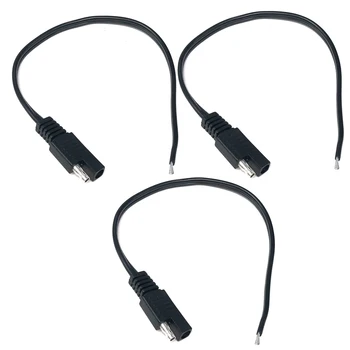 3PCS 30CM DIY SAE Power Automotive Extension Cable 18AWG 2 Pin with SAE Connector Cable Quick Disconnect
3PCS 30CM DIY SAE Power Automotive Extension Cable 18AWG 2 Pin with SAE Connector Cable Quick Disconnect