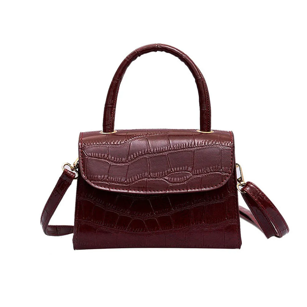 Women Shoulder Bags Messenger Simple Solid Color Fashion Hasp Phone Bag Simple Temperament and Large Capacity H1