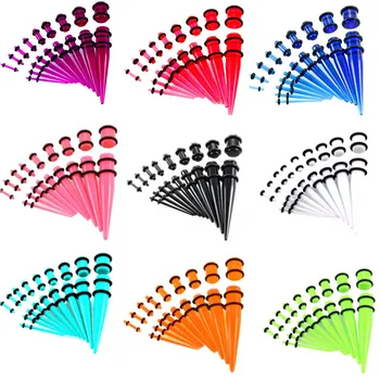 18Piece/Set Acrylic Ear Stretching Kit Gauge 14G-00G Beginer Ear Stretchers Plug And Tunnel Set Ear Stretching Kit Taper Set Lot
18Piece/Set Acrylic Ear Stretching Kit Gauge 14G-00G Beginer Ear Stretchers Plug And Tunnel Set Ear Stretching Kit Taper Set Lot