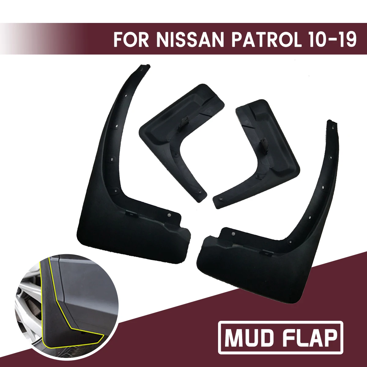 Брызговики передние и задние для NISSAN патруль 2010-2019
Брызговики передние и задние для NISSAN патруль 2010-2019