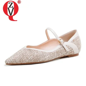 ZVQ spring new fashion women flats outside comfortable pointed toe buckle cloth mixed color women shoes drop shipping size 34-39
ZVQ spring new fashion women flats outside comfortable pointed toe buckle cloth mixed color women shoes drop shipping size 34-39