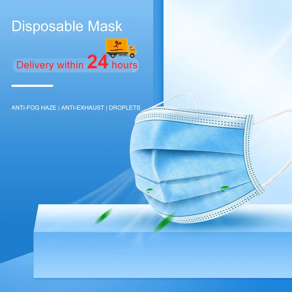 Safety Mask Anti-Dust Mouth Mask Disposable Face Masks 3 Laye Mask dust protection Masks Elastic EarLoop Disposable Dust Filter
Safety Mask Anti-Dust Mouth Mask Disposable Face Masks 3 Laye Mask dust protection Masks Elastic EarLoop Disposable Dust Filter