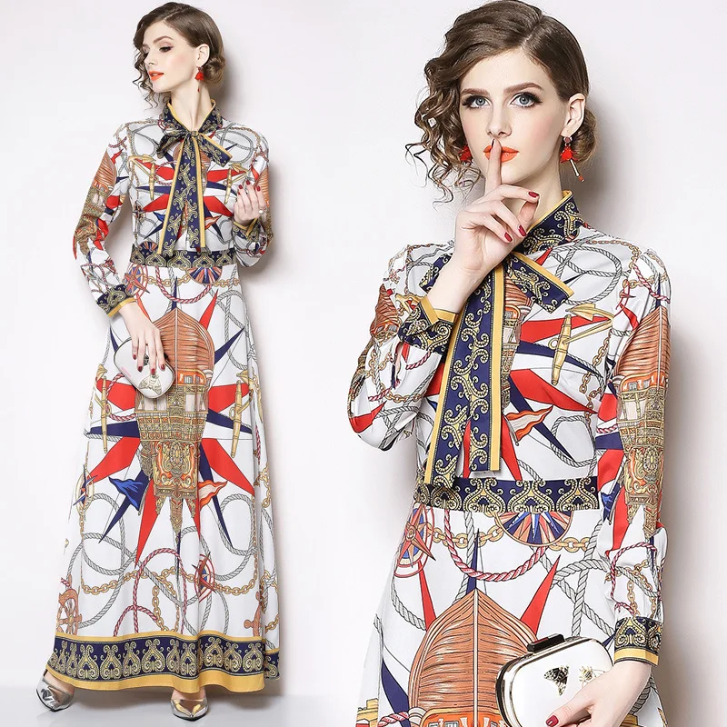 2019 Early Spring New Style Europe And America Women's Lace-up Long Sleeve Waist Hugging Medium-length Fashion Printed Slimming
2019 Early Spring New Style Europe And America Women's Lace-up Long Sleeve Waist Hugging Medium-length Fashion Printed Slimming