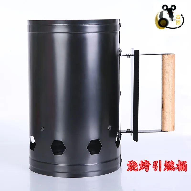 

Charcoal barrel Ignition barbecue furnace lgniter portable outdoor camping picnic fire firewood carbon stove utility BBQ tool
