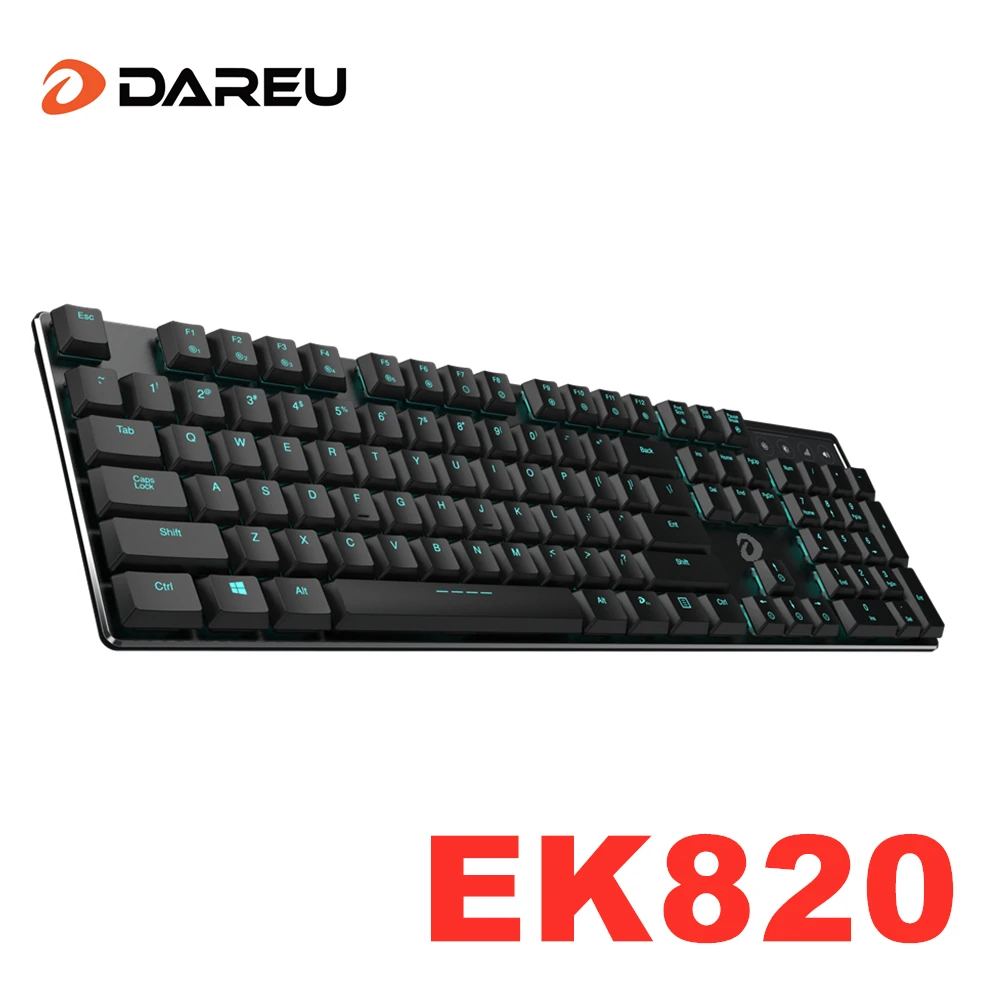 Dareu EK820 Low Profile Black Switch Mechanical Keyboard Extra-Thin Ergonomic 104 Keys Wired Keypads with Backlit for Computer
Dareu EK820 Low Profile Black Switch Mechanical Keyboard Extra-Thin Ergonomic 104 Keys Wired Keypads with Backlit for Computer