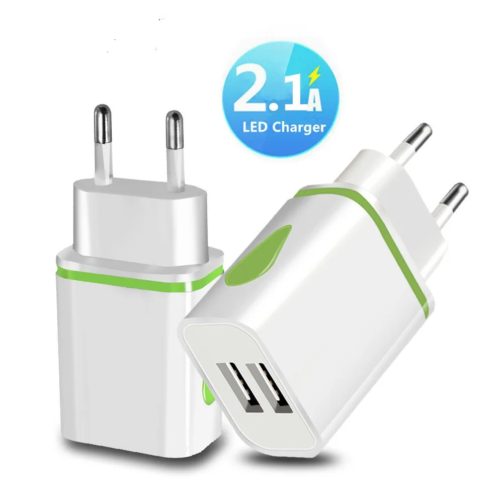 USB Charger Dual 2 port EU/US 5V 2A Travel Wall Adapter LED Light Mobile Phone usb charger For iphone Samsung Xiaomi Huawei
USB Charger Dual 2 port EU/US 5V 2A Travel Wall Adapter LED Light Mobile Phone usb charger For iphone Samsung Xiaomi Huawei