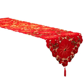 Red Table Runner, Floral Handmade Embroidered Table Runner Luxury Table Runners for Event Wedding Party Decoration
Red Table Runner, Floral Handmade Embroidered Table Runner Luxury Table Runners for Event Wedding Party Decoration