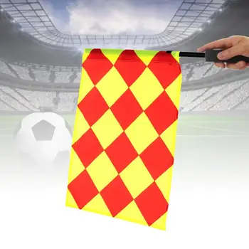 Soccer Referee Flag Sport Accessory Cloth Equipment Match Football Track Field Flag Competition The World Cup
Soccer Referee Flag Sport Accessory Cloth Equipment Match Football Track Field Flag Competition The World Cup