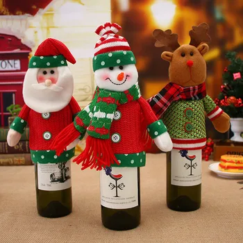 Santa Claus Snowman Deer Christmas Wine Bottle Cover Gift Bags Hold Xmas Dinner Decor Ornament Home Table Party Decoration 62746
Santa Claus Snowman Deer Christmas Wine Bottle Cover Gift Bags Hold Xmas Dinner Decor Ornament Home Table Party Decoration 62746