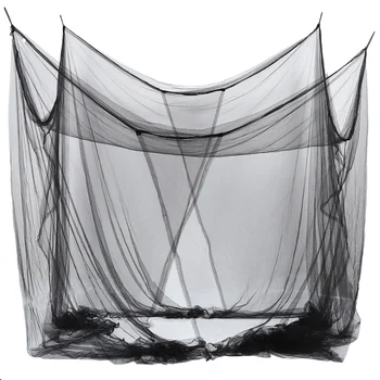 4-Corner Bed Netting Canopy Mosquito Net for Queen/King Sized Bed 190*210*240cm (Black)
4-Corner Bed Netting Canopy Mosquito Net for Queen/King Sized Bed 190*210*240cm (Black)