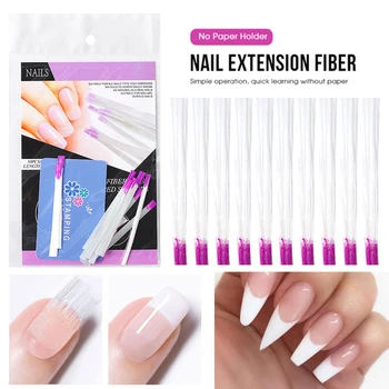 10Pcs/set Professional Silk Fiberglass Nail Form Acrylic Tips Extension Gel Nail Accessory Glass Fiber Nail Extension Paper Tool
10Pcs/set Professional Silk Fiberglass Nail Form Acrylic Tips Extension Gel Nail Accessory Glass Fiber Nail Extension Paper Tool