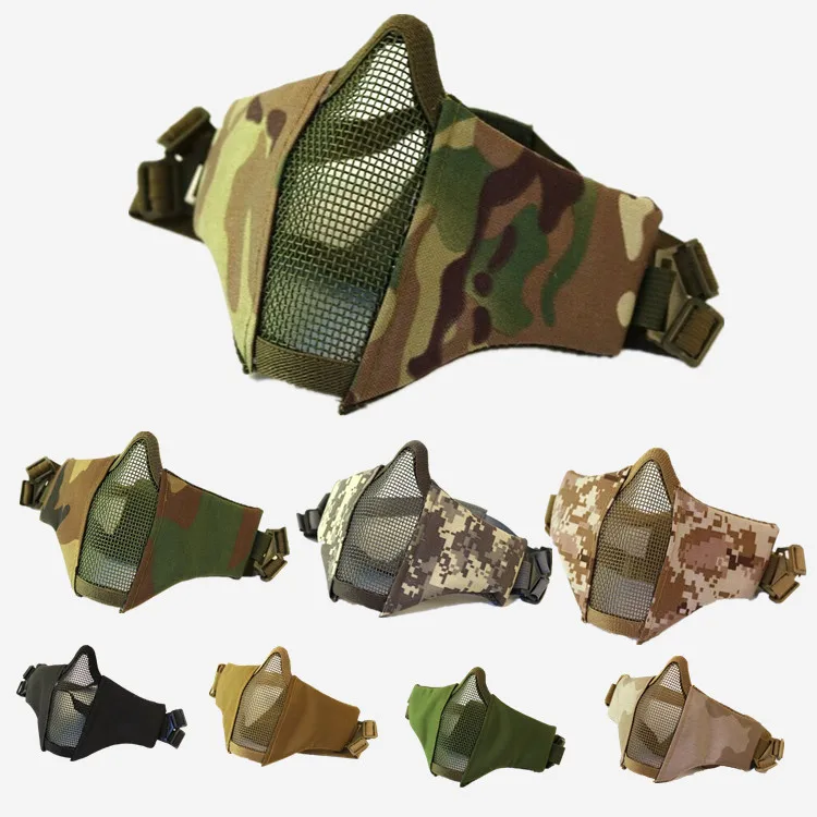 V10 Outdoor Cs Field Equipment Wire Mesh Shield Tactical Riding Face Shield Wst Half-face Steel Wire Mask
V10 Outdoor Cs Field Equipment Wire Mesh Shield Tactical Riding Face Shield Wst Half-face Steel Wire Mask