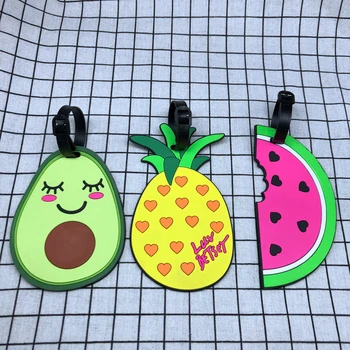 Cartoon Fruit Avocado Luggage Tags Portable Silica Gel Travel Accessories Suitcase ID Address Holder Baggage Boarding Label
Cartoon Fruit Avocado Luggage Tags Portable Silica Gel Travel Accessories Suitcase ID Address Holder Baggage Boarding Label