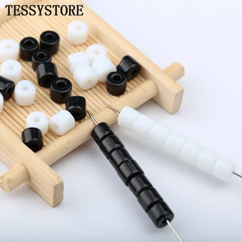 40pcs 5*6mm Cylindrical Glass Beads Solid Black White Uniform Glass Beads For Kids Jewelry Making Handmade DIY Accessories
40pcs 5*6mm Cylindrical Glass Beads Solid Black White Uniform Glass Beads For Kids Jewelry Making Handmade DIY Accessories