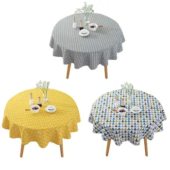 Polyester Cotton Coffee Table Cloth Tablecloth Dining Room Restaurant Round Table Mat Cover
Polyester Cotton Coffee Table Cloth Tablecloth Dining Room Restaurant Round Table Mat Cover