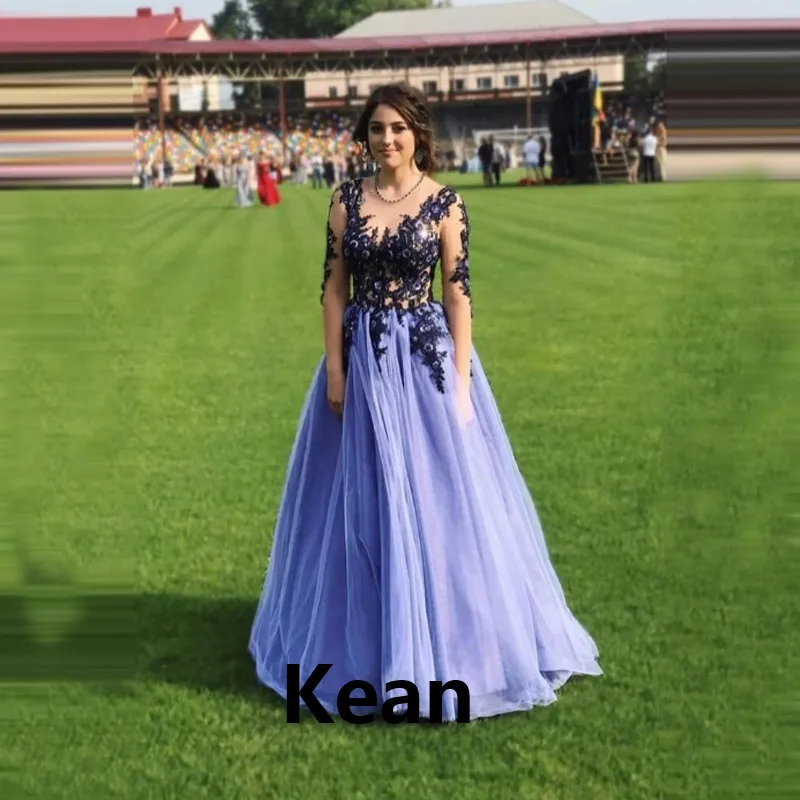 Lilac Evening Dress Applique Full Sleeve Cheap Special Occasion robe soiree Islamic Dubai Kaftan Saudi Arabic Prom Gown
Lilac Evening Dress Applique Full Sleeve Cheap Special Occasion robe soiree Islamic Dubai Kaftan Saudi Arabic Prom Gown