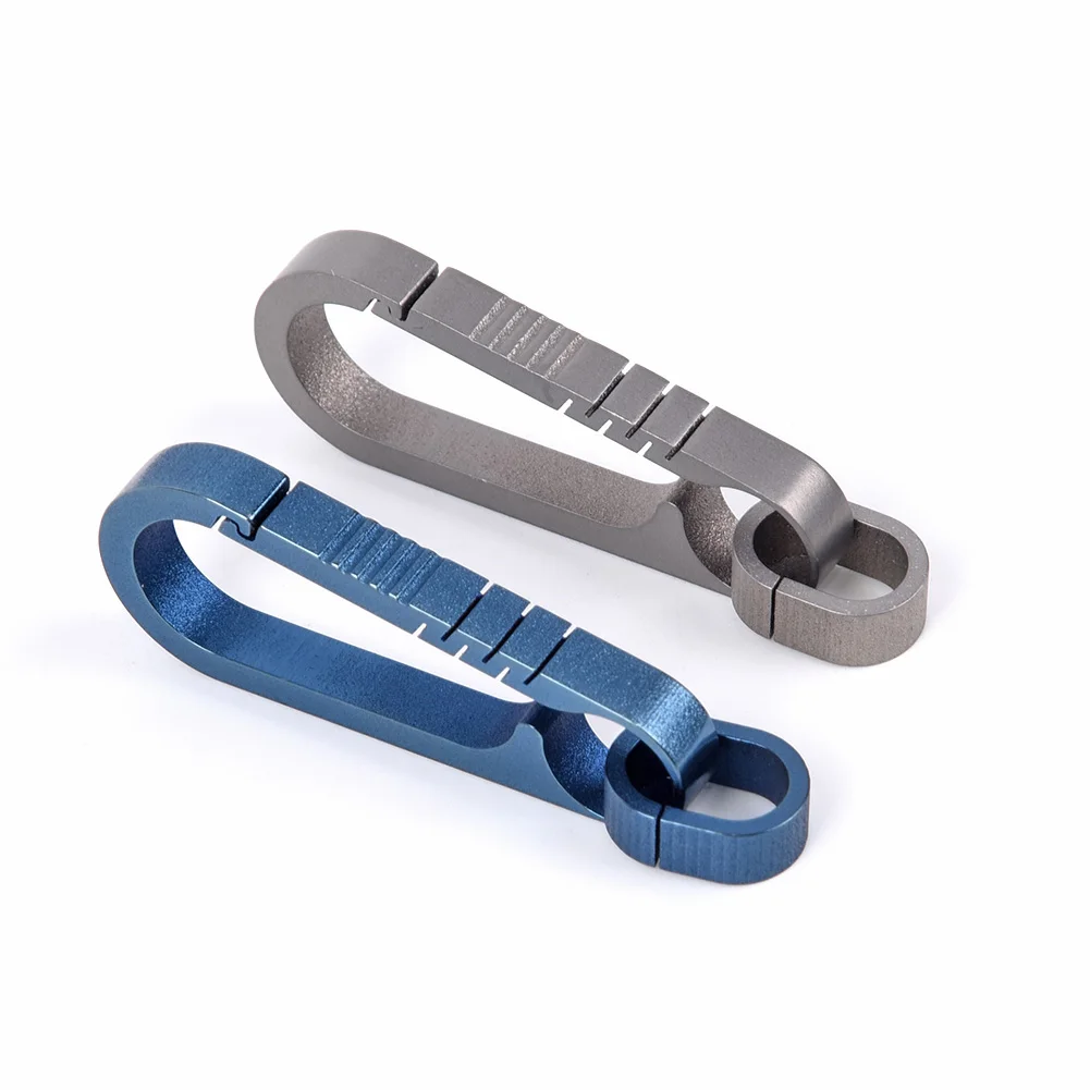 hot selling Men's Titanium Alloy Keychains Car Key Waist Keychain Pendant Hanging 55mm 55LB load capacity backpack buckle
hot selling Men's Titanium Alloy Keychains Car Key Waist Keychain Pendant Hanging 55mm 55LB load capacity backpack buckle
