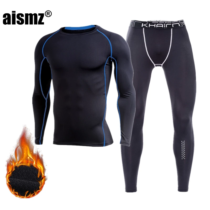 Aismz Winter New Top Quality Thermal Underwear Men Sets Compression Fleece Sweat Quick Drying Thermo Underwear Men Clothing
Aismz Winter New Top Quality Thermal Underwear Men Sets Compression Fleece Sweat Quick Drying Thermo Underwear Men Clothing