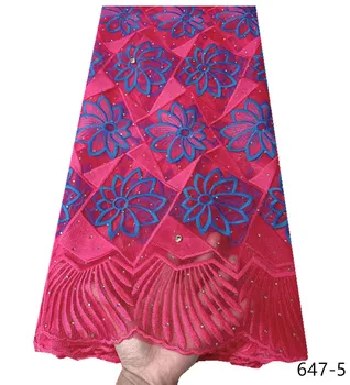 African Wedding Embroidery Lace Fabric With Stones Nigerian Bridal French Tulle Lace Fabric 2020 High-Quality Lace Materials 647
African Wedding Embroidery Lace Fabric With Stones Nigerian Bridal French Tulle Lace Fabric 2020 High-Quality Lace Materials 647
