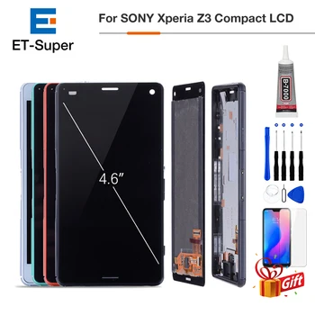 Grade AAA+++LCD For Sony Xperia Z3 Compact Display Z3 Mini D5803 D5833 Touch Screen Digitizer Assembly With Frame + Free Gifts
Grade AAA+++LCD For Sony Xperia Z3 Compact Display Z3 Mini D5803 D5833 Touch Screen Digitizer Assembly With Frame + Free Gifts