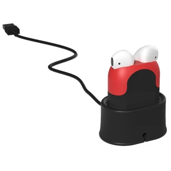 Headset Charger for Apple Wireless Bluetooth Headset Earphone Charging Case Protective Case-Black+Red
Headset Charger for Apple Wireless Bluetooth Headset Earphone Charging Case Protective Case-Black+Red