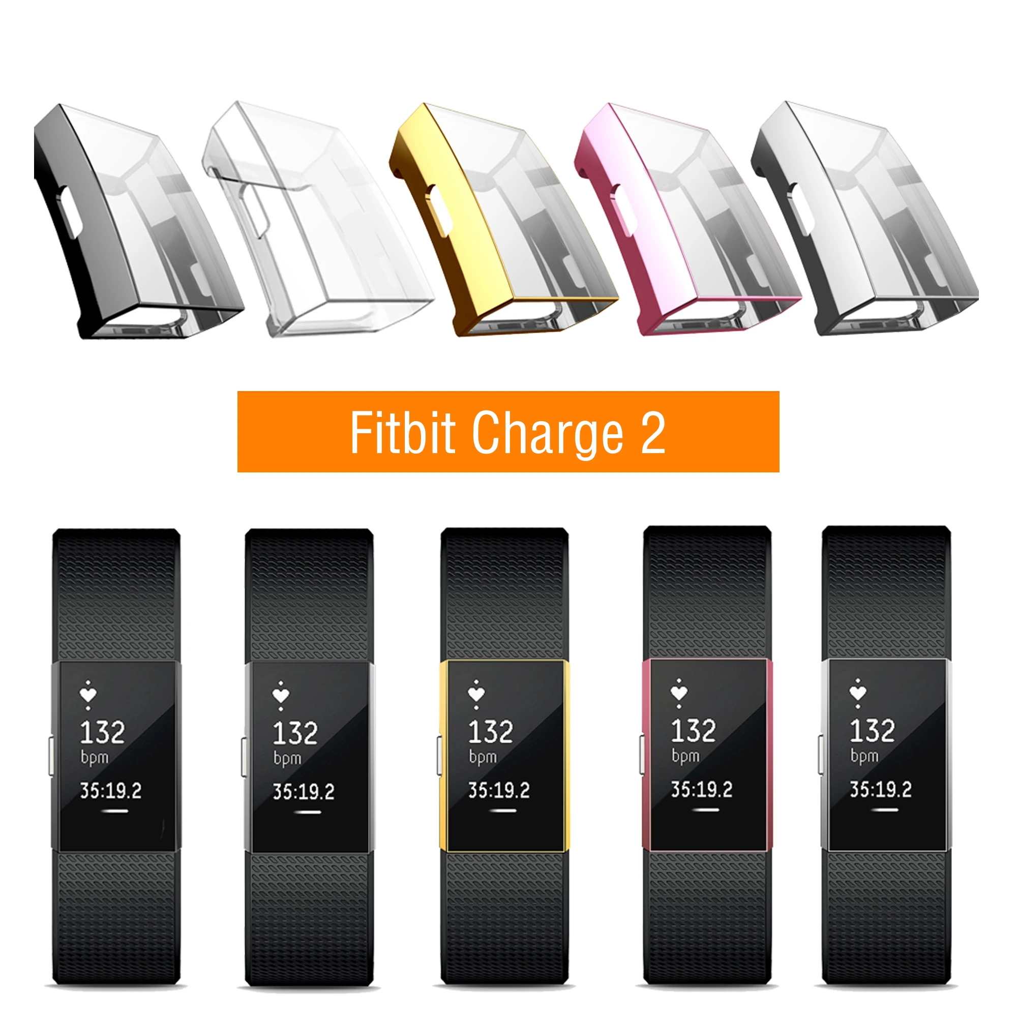 2020 Soft TPU Cases for Fitbit Charge 2 Band Cases Smart Watch Full Screen Covers Protective Fitbit Charge 2 Correa Accessories
2020 Soft TPU Cases for Fitbit Charge 2 Band Cases Smart Watch Full Screen Covers Protective Fitbit Charge 2 Correa Accessories