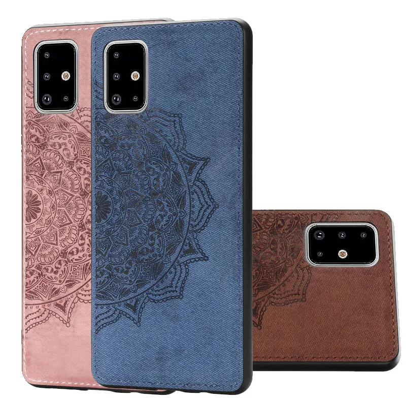 For SamSung Galaxy A71 Case Retro texture Cloth pattern Anti-fall Back Cover For SamSung A71 A715 soft Silicone frame Case Cover
For SamSung Galaxy A71 Case Retro texture Cloth pattern Anti-fall Back Cover For SamSung A71 A715 soft Silicone frame Case Cover