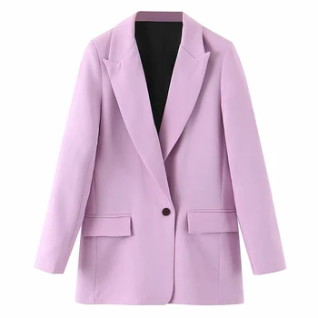 2020 Women Office Blazer New Spring Autumn Jacket Coat Simple Fashion One Button Suit Blazer Casual Female Outerwear Tops J415
2020 Women Office Blazer New Spring Autumn Jacket Coat Simple Fashion One Button Suit Blazer Casual Female Outerwear Tops J415