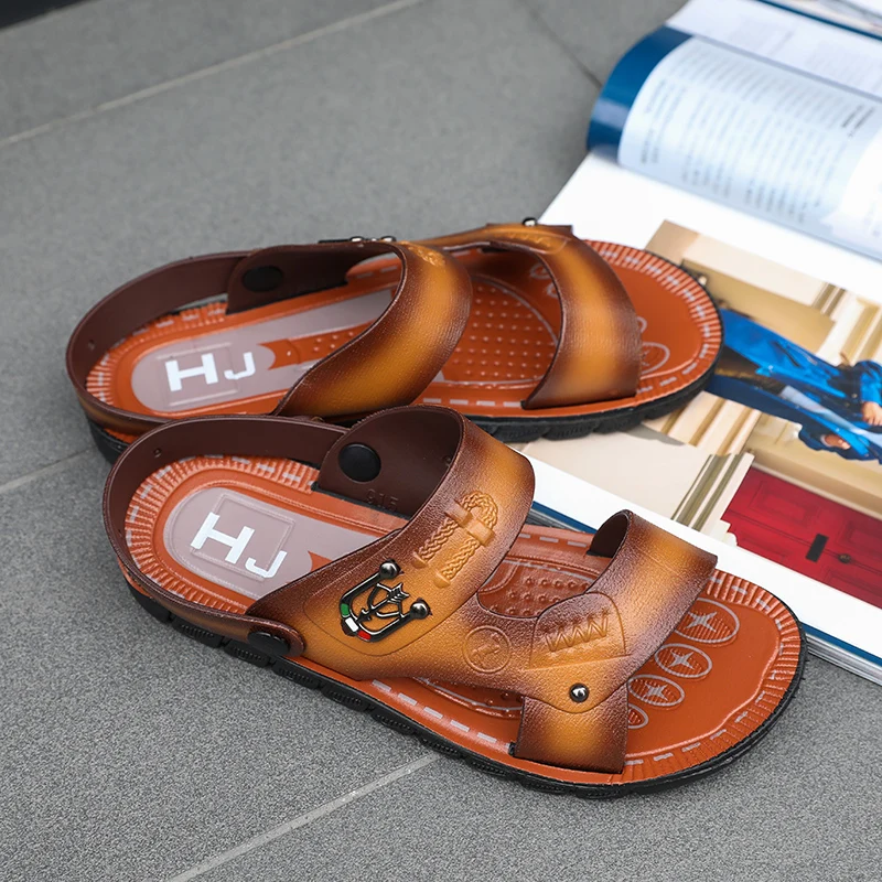 2019 Summer Slippers Men Genuine Leather Flip Flops Comfortable Massage Function Sandals Beach Slides Flat Shoes
2019 Summer Slippers Men Genuine Leather Flip Flops Comfortable Massage Function Sandals Beach Slides Flat Shoes