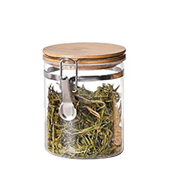 Food Storage Jar Glass Food Storage Jar with Airtight Seal Bamboo Lid Snap-Fit Glass Canister K888
Food Storage Jar Glass Food Storage Jar with Airtight Seal Bamboo Lid Snap-Fit Glass Canister K888