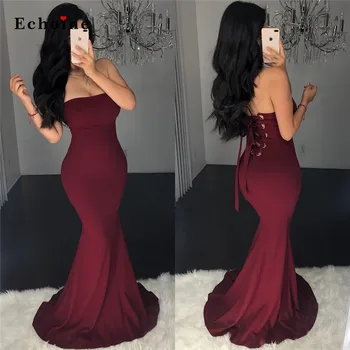 Women Party Long Dress Sheer Sexy Strapless Sleeveless V-Neck Bandage Grommet Lace Up Maxi Classic Evening Ball Gown Mermaid Hem
Women Party Long Dress Sheer Sexy Strapless Sleeveless V-Neck Bandage Grommet Lace Up Maxi Classic Evening Ball Gown Mermaid Hem