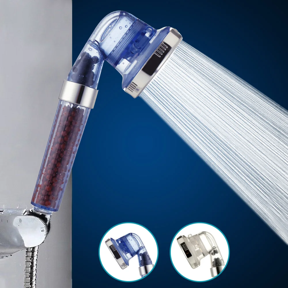 Shower Bath Head Adjustable 3 Mode High Pressure Stone Stream Handheld Shower Head With Negative Ion Activated Ceramic Balls
Shower Bath Head Adjustable 3 Mode High Pressure Stone Stream Handheld Shower Head With Negative Ion Activated Ceramic Balls