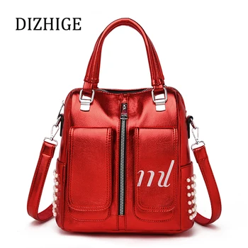 Designer Luxury Women Leather Handbags Red Multifunction Backpack White Pearls Shoulder Bag Large Ladies Tote Bag Bolsa Feminina
Designer Luxury Women Leather Handbags Red Multifunction Backpack White Pearls Shoulder Bag Large Ladies Tote Bag Bolsa Feminina