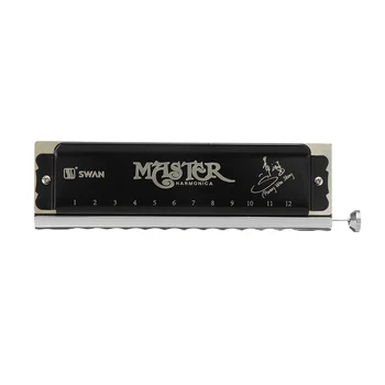 New Swan SW1248H-BK 12 Holes Chromatic Harmonica Music Beginner Mouth Organ 48 Tones C Key Instrumentos Musicais Profissionais
New Swan SW1248H-BK 12 Holes Chromatic Harmonica Music Beginner Mouth Organ 48 Tones C Key Instrumentos Musicais Profissionais