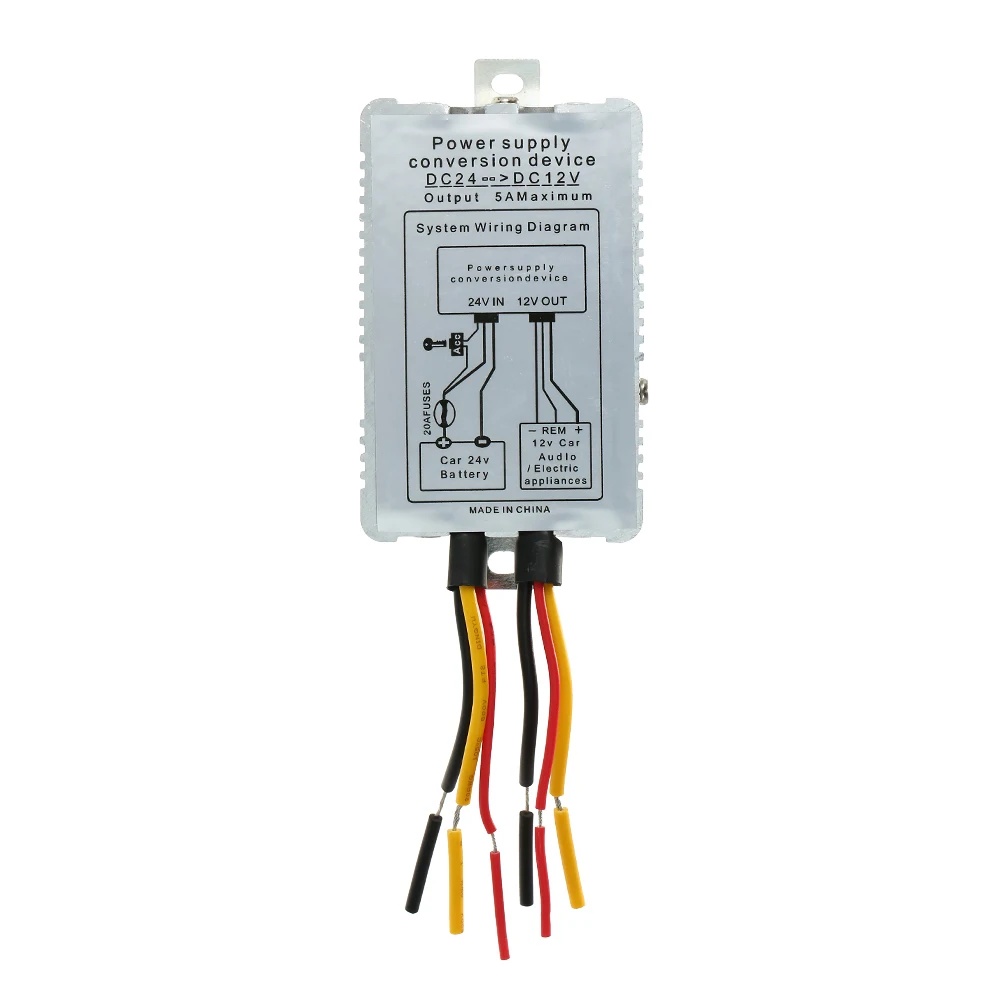 Car Accessories Power Inverter 24V to 12V DC-DC Car Power Supply Inverter Converter Conversion Device 30A
Car Accessories Power Inverter 24V to 12V DC-DC Car Power Supply Inverter Converter Conversion Device 30A
