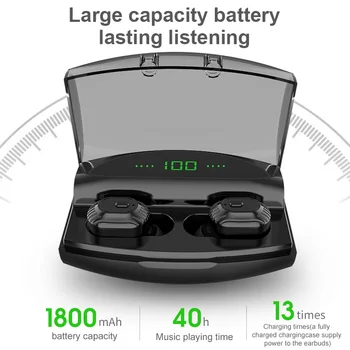 Bluebooth 5.0 Wireless 8D Stero Earbuds Headset TWS Bluetooth Earphones LED Display earphone Charging case USB Charging Cable
Bluebooth 5.0 Wireless 8D Stero Earbuds Headset TWS Bluetooth Earphones LED Display earphone Charging case USB Charging Cable