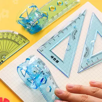 3 Sets Student Rulers Set Soft Stationery Rulers Clear Durable Simple Student Rulers for Girl Boy (Red, Blue, Transparent, 20cm)
3 Sets Student Rulers Set Soft Stationery Rulers Clear Durable Simple Student Rulers for Girl Boy (Red, Blue, Transparent, 20cm)