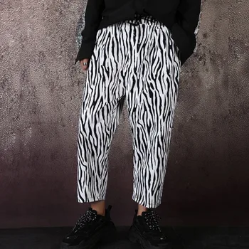 Homens Zebra Pattern Soltas Casuais calças Perna Larga Harem Pants Masculino Mulheres Streetwear Hip Hop Calças Calças Corredore
Homens Zebra Pattern Soltas Casuais calças Perna Larga Harem Pants Masculino Mulheres Streetwear Hip Hop Calças Calças Corredore